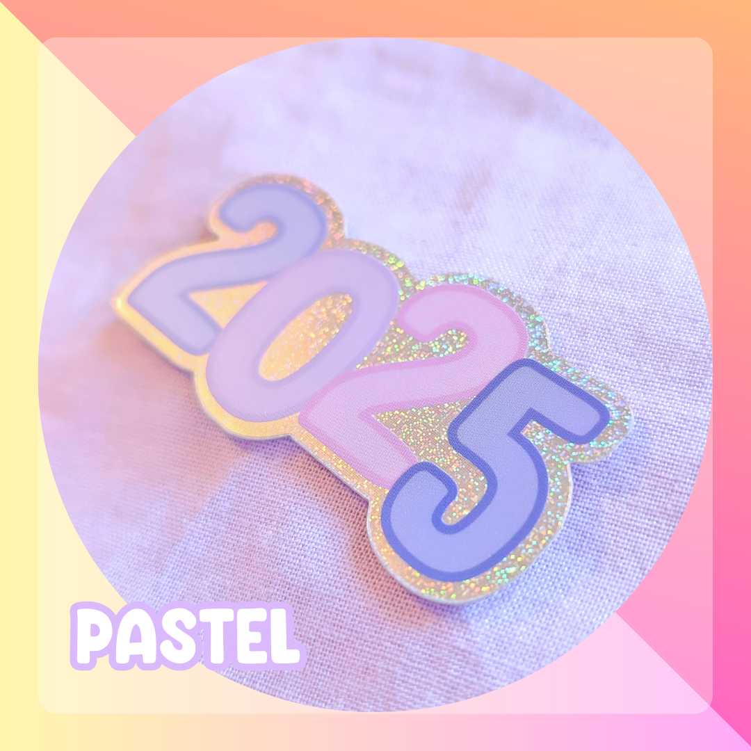 2025 Pixie Dust Glitter Sticker - Pastel