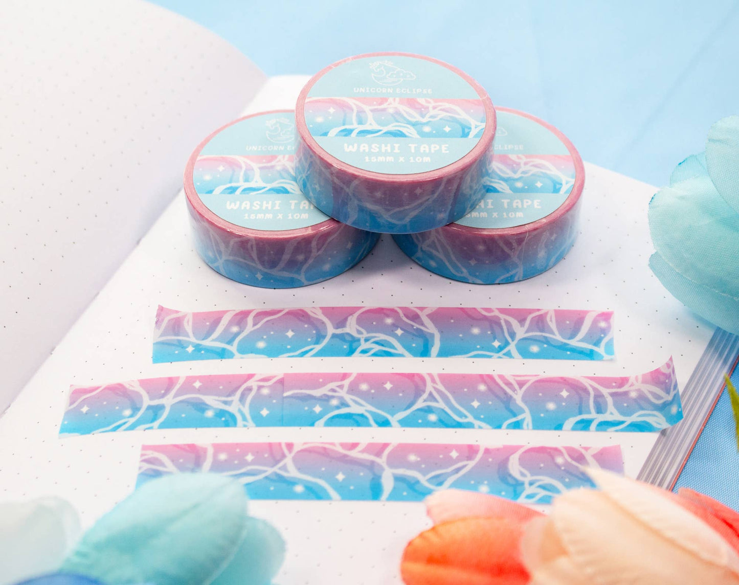Unicorn Eclipse - Vaporwave Water Washi Tape
