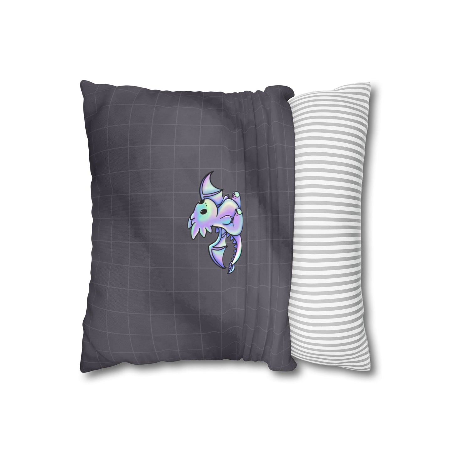 Iri Dragon Pillowcase - Cozy Square Cushion Cover for bookish Fantasy Lovers