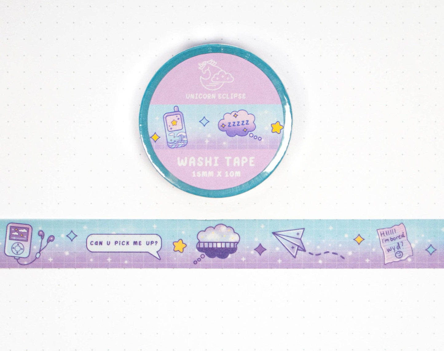 Unicorn Eclipse - Classroom Daydreamer Washi Tape