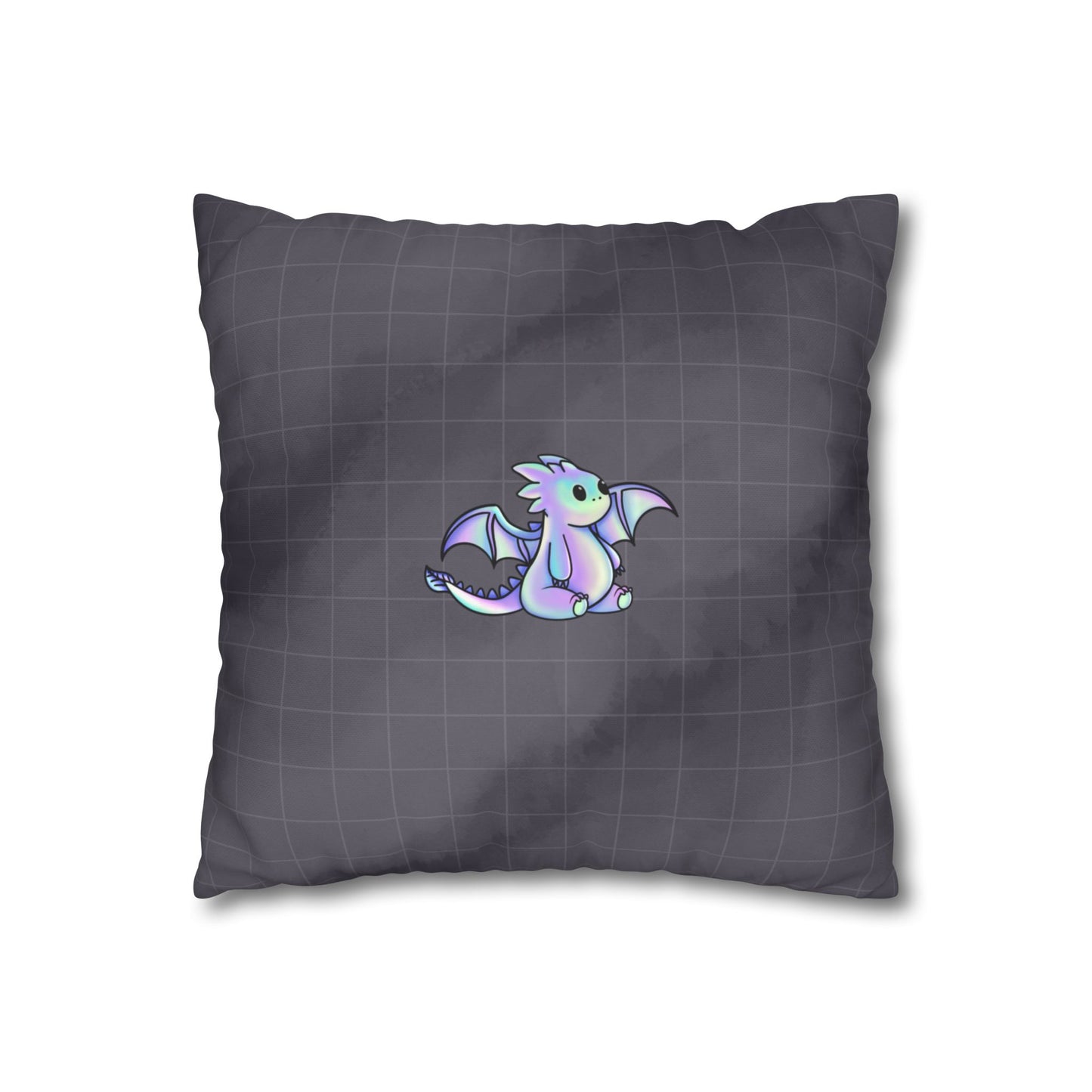 Iri Dragon Pillowcase - Cozy Square Cushion Cover for bookish Fantasy Lovers