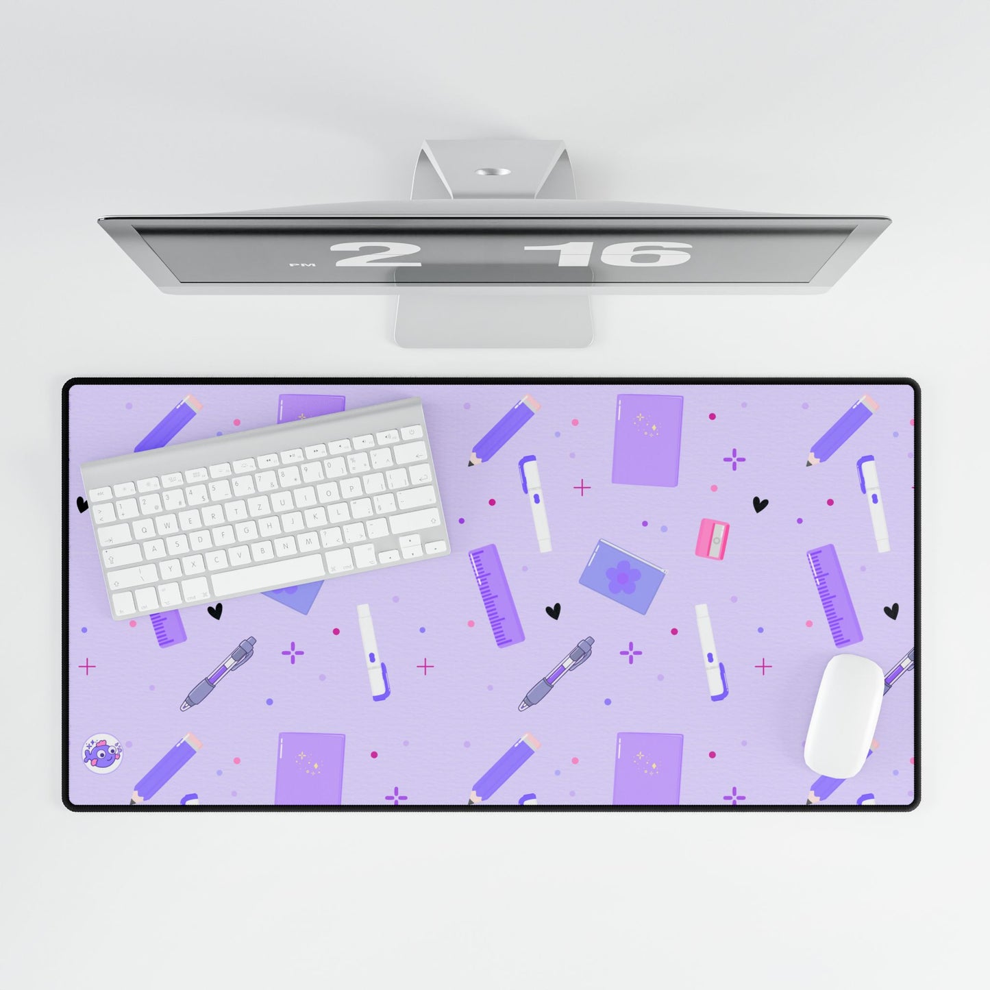 SparkleSquad Stationery Desk Mat for Creative Workspaces, Office Decor, Student Essentials, Gift for Students, Home Office Accessories