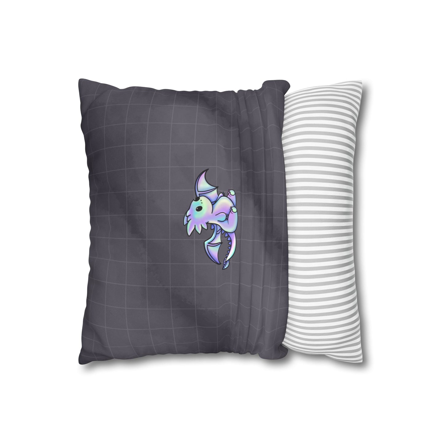 Iri Dragon Pillowcase - Cozy Square Cushion Cover for bookish Fantasy Lovers
