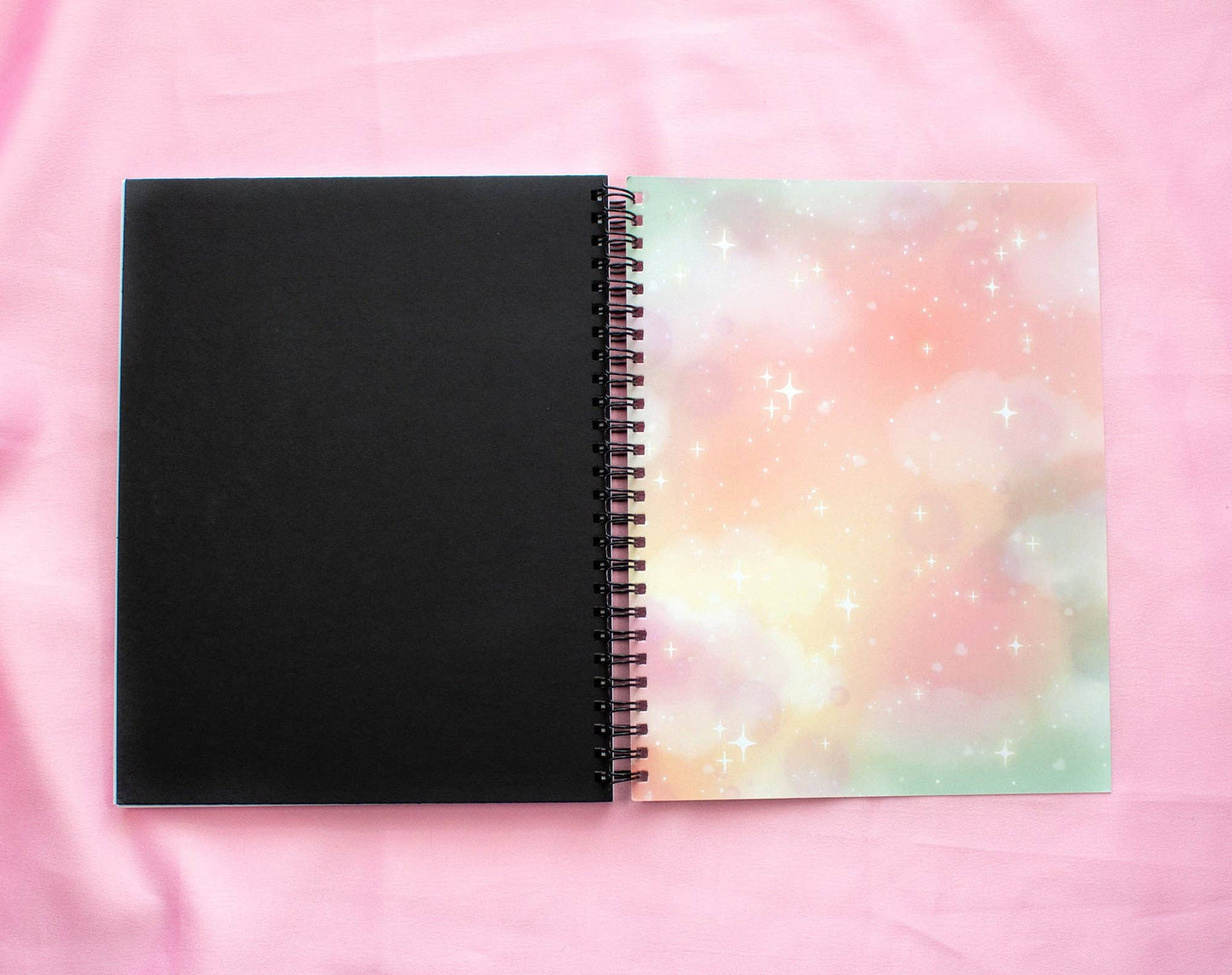 Unicorn Eclipse - Study Break Spiral Lined Notebook (7x9")