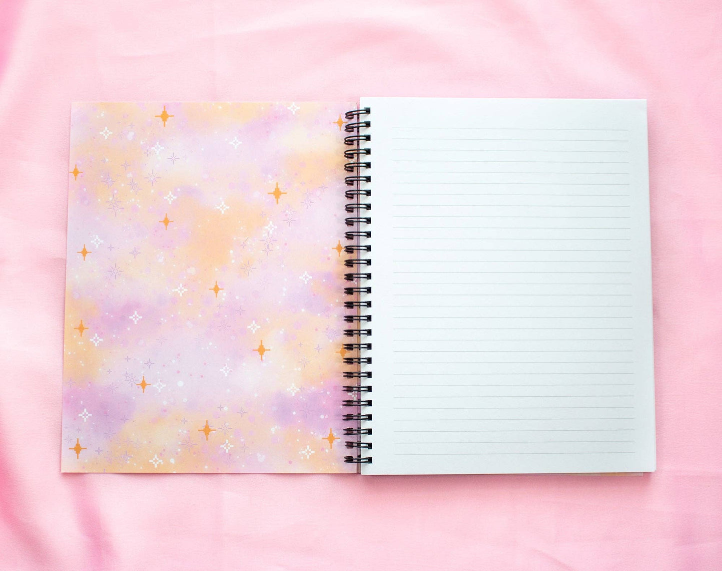 Unicorn Eclipse - Cafe Quest Spiral Lined Notebook (7x9")