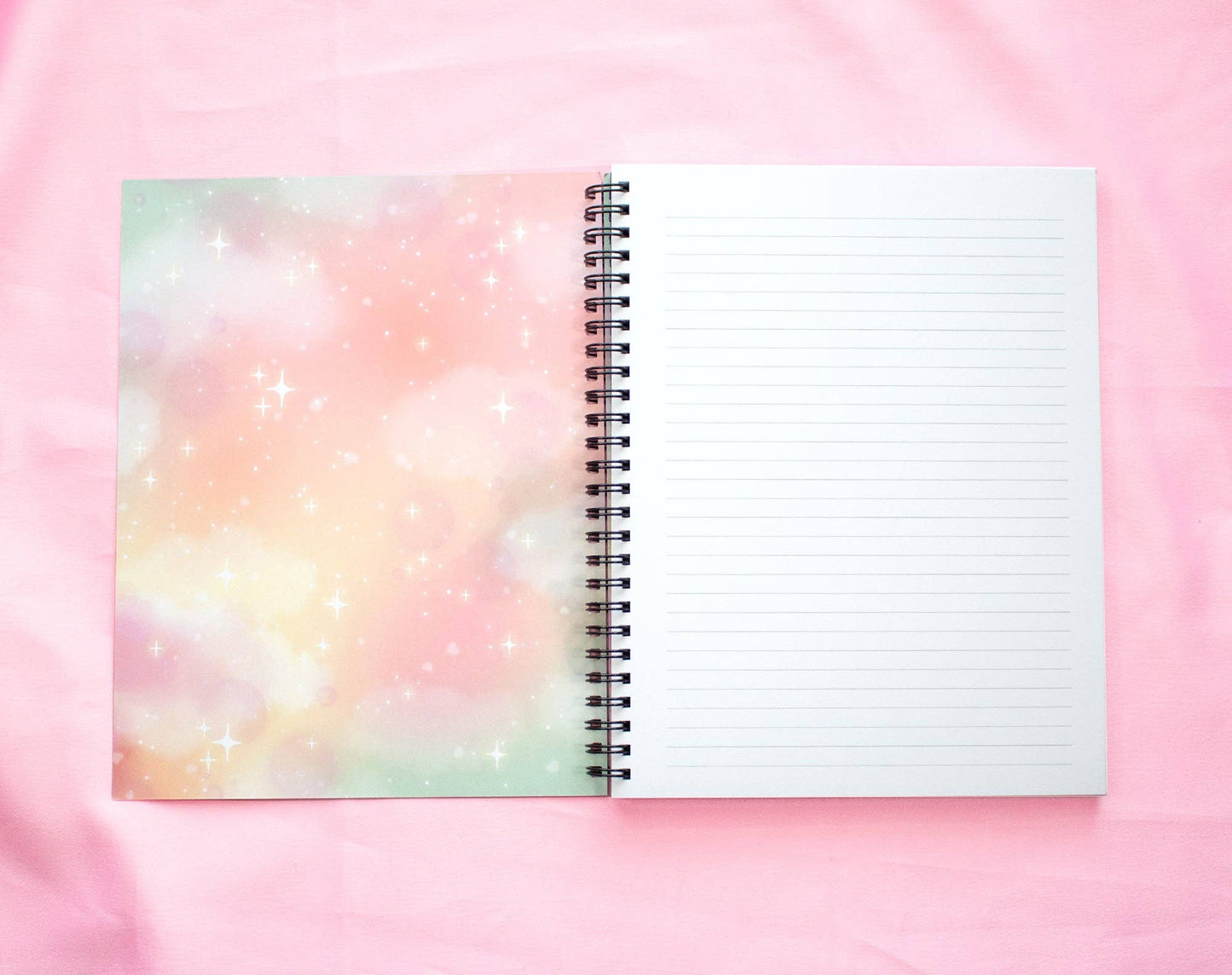 Unicorn Eclipse - Study Break Spiral Lined Notebook (7x9")
