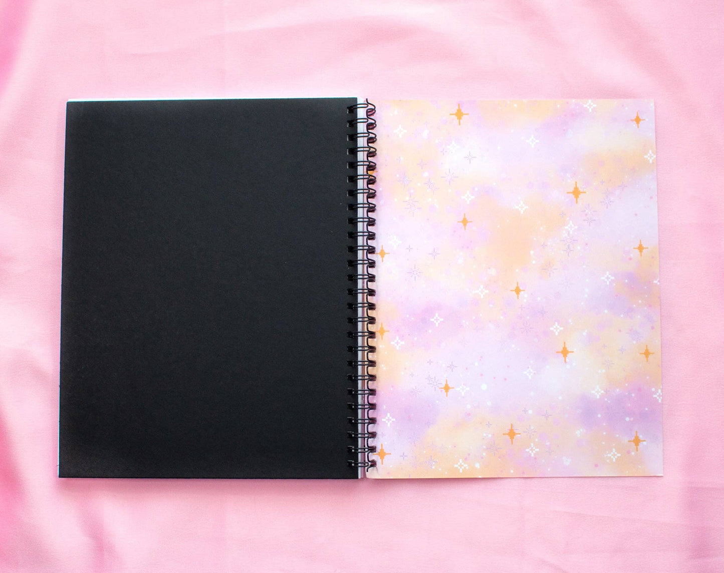 Unicorn Eclipse - Cafe Quest Spiral Lined Notebook (7x9")