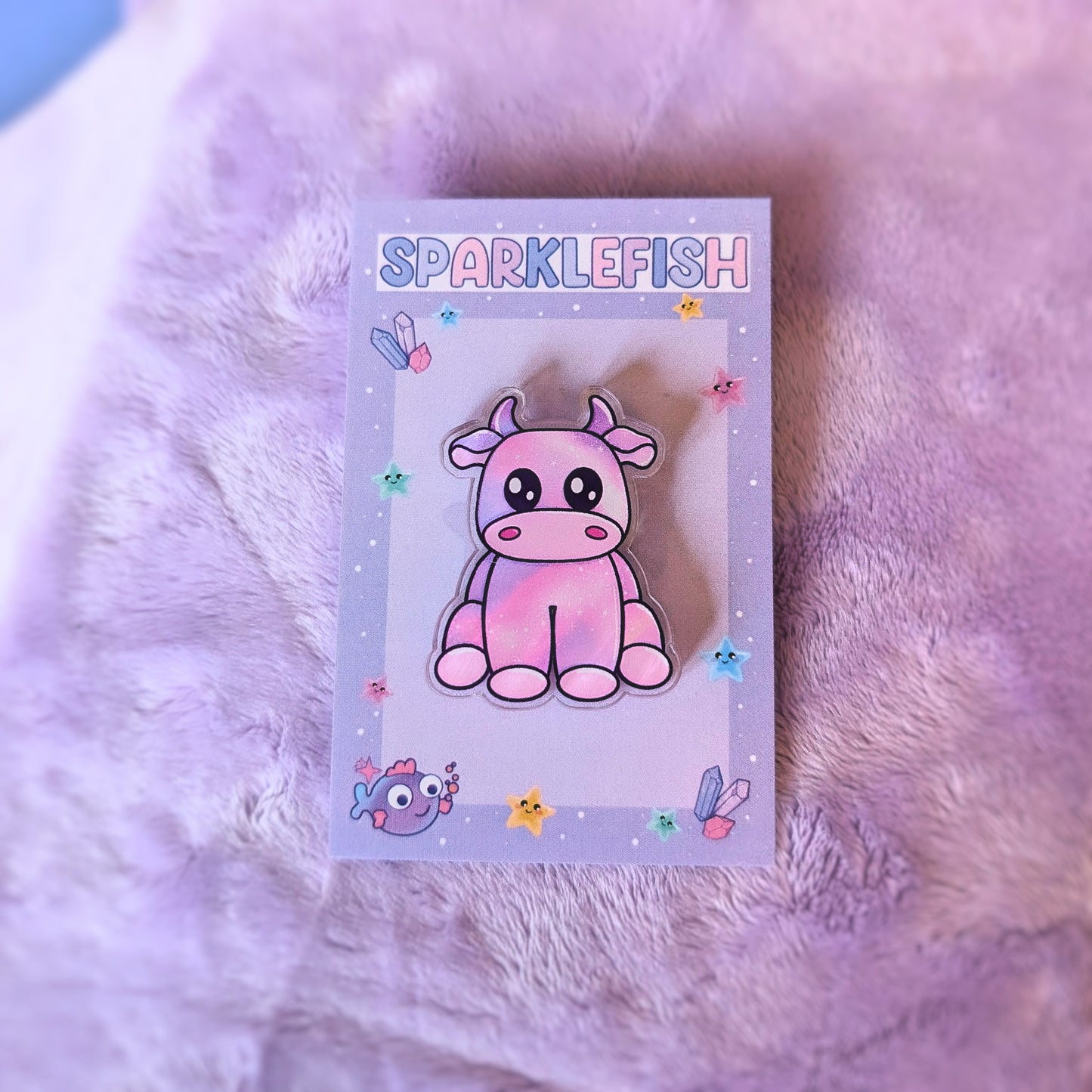 Luna - Acrylic Pin