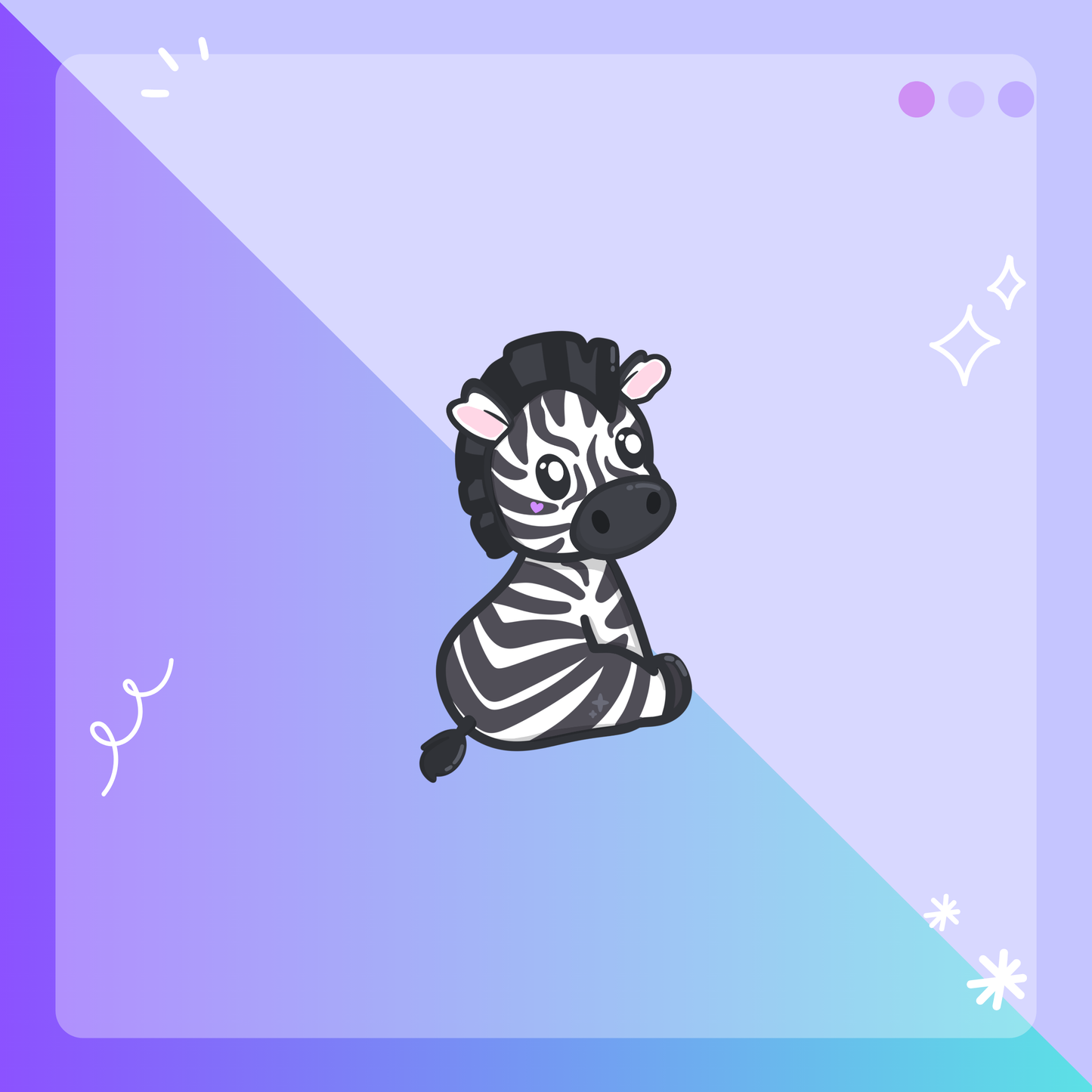 Zebra Stickers Collection
