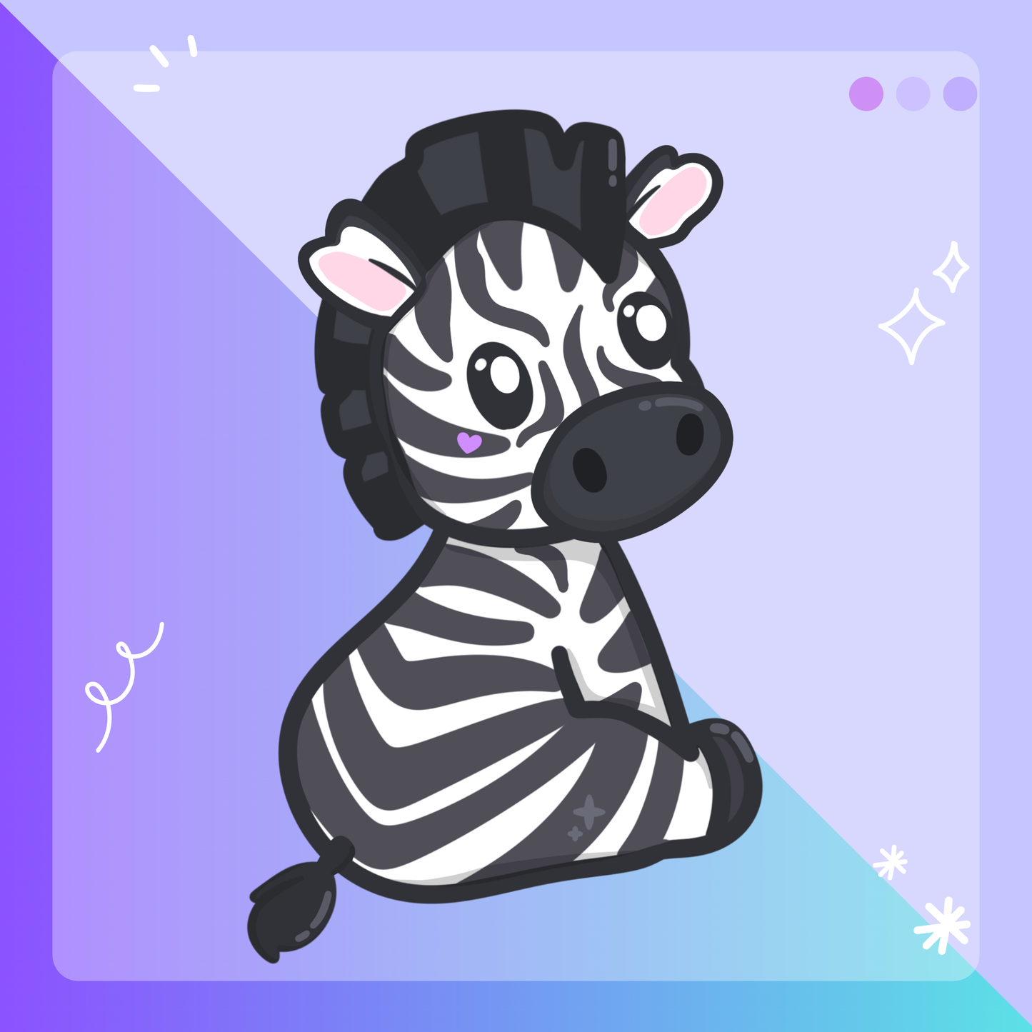 Zebra Stickers Collection