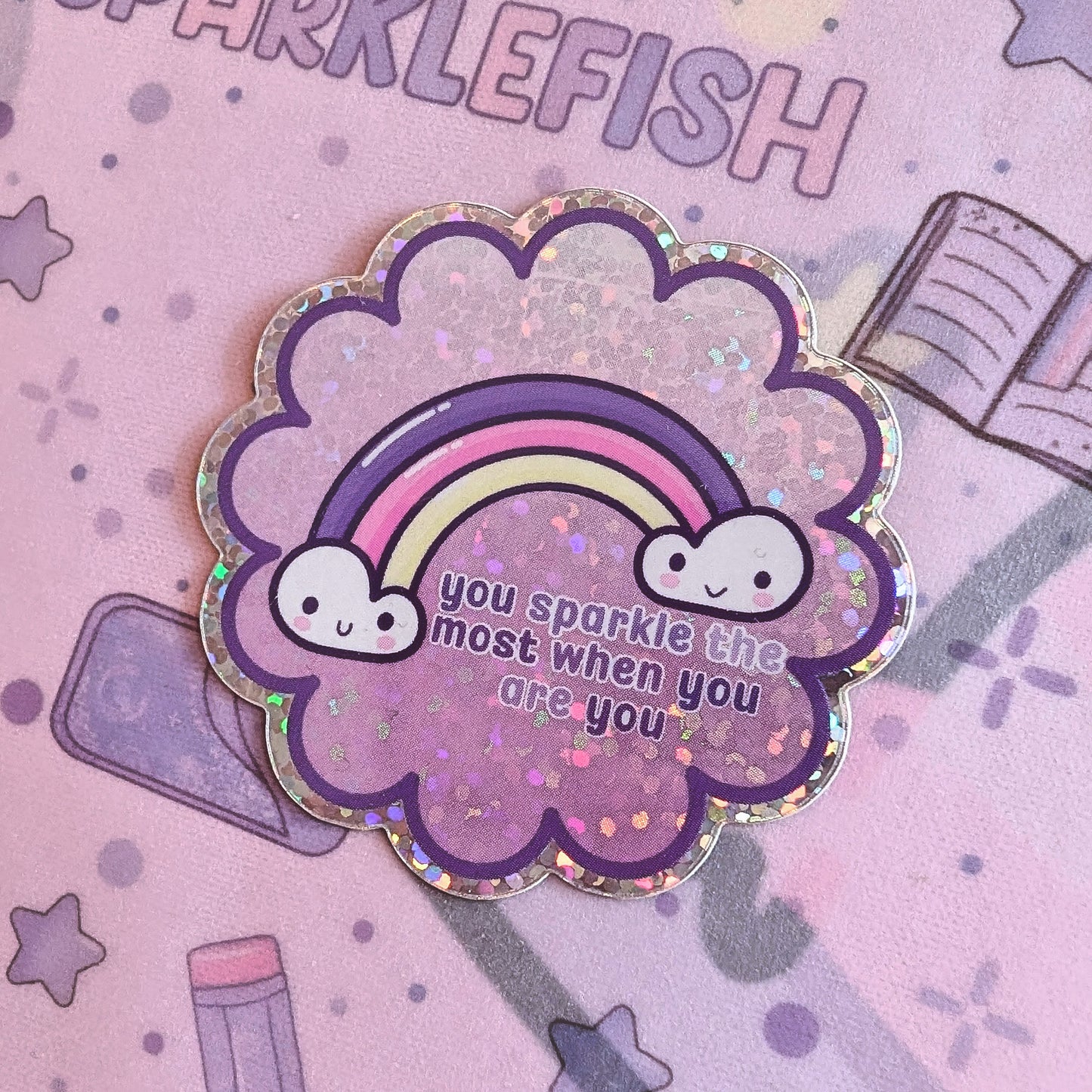 You Sparkle - Glitter Vinyl Sticker