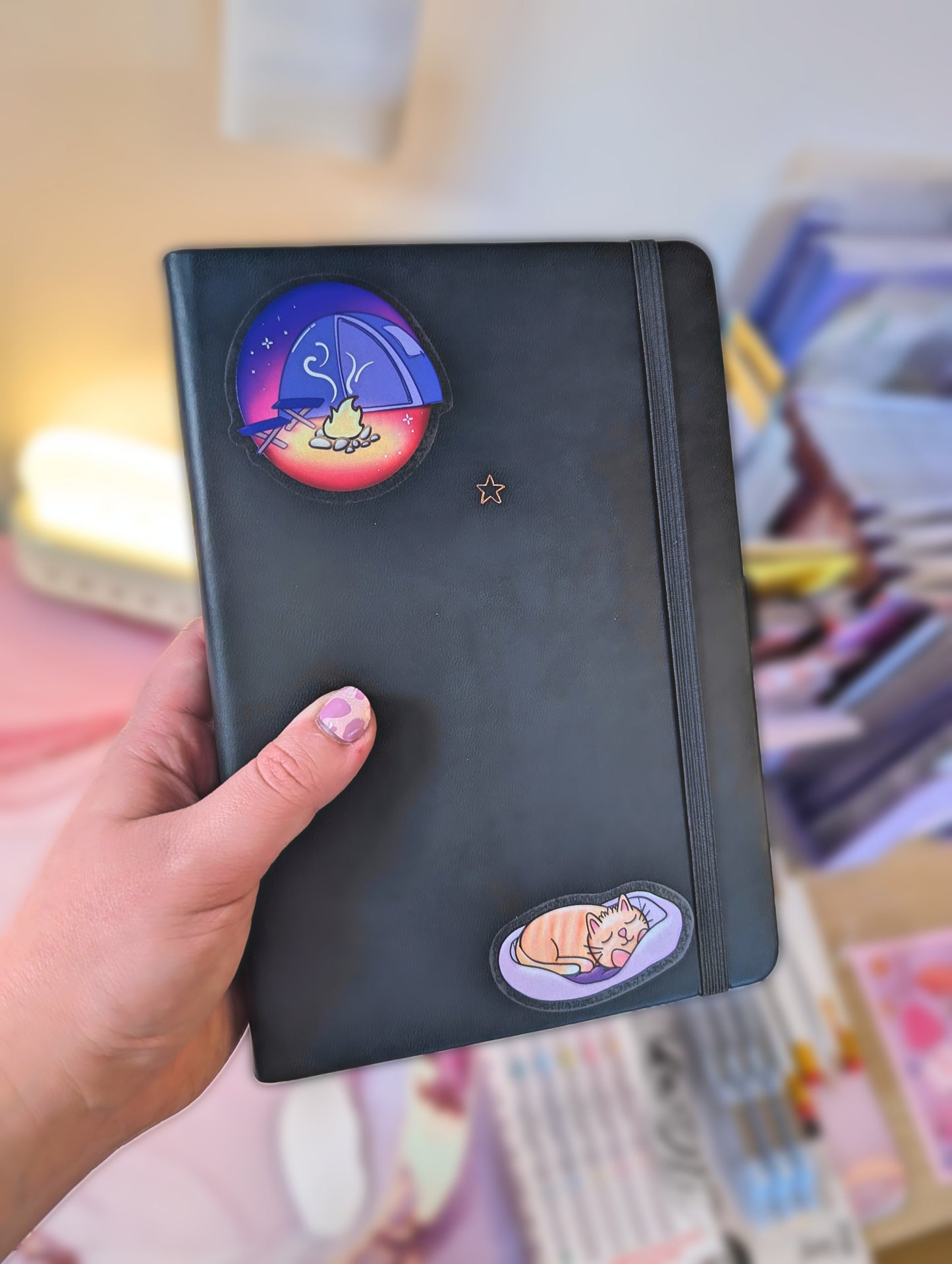 Camping by the Stars ✨ - clear waterproof sticker