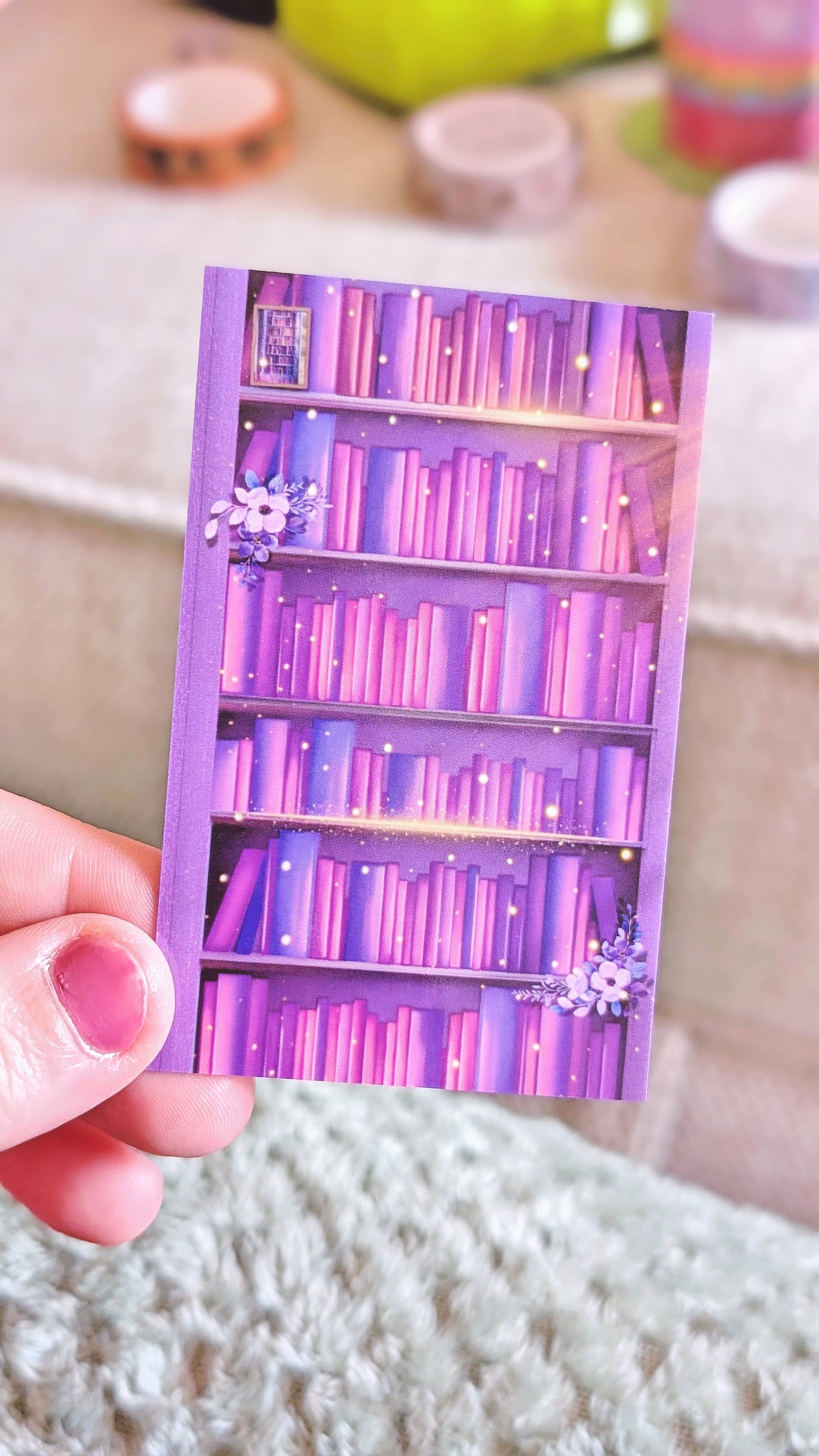 Bookish Washi Card