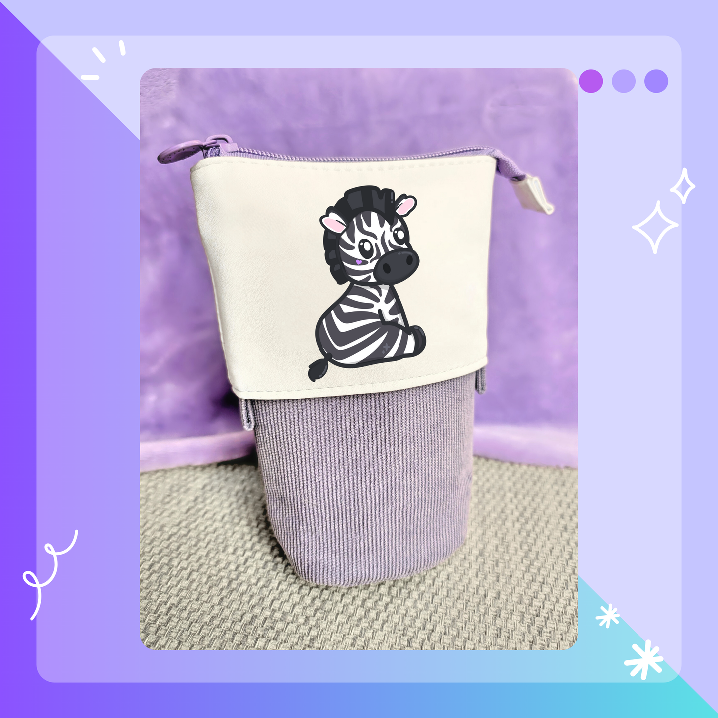 *Pre Order* Pop Up Zebra Pencil Case