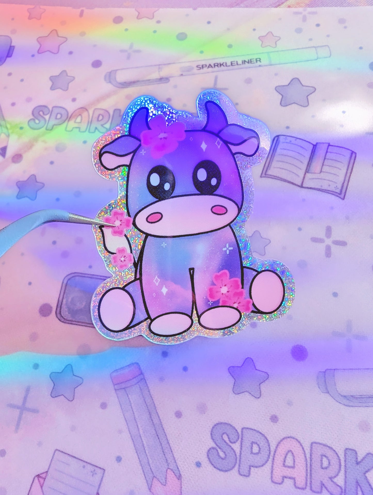 Luna - Sakura Pixie Dust Fine Glitter sticker