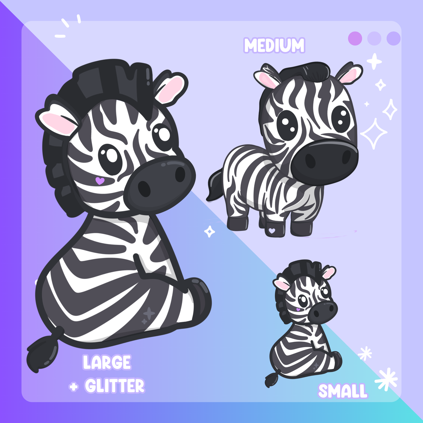 Zebra Stickers Collection
