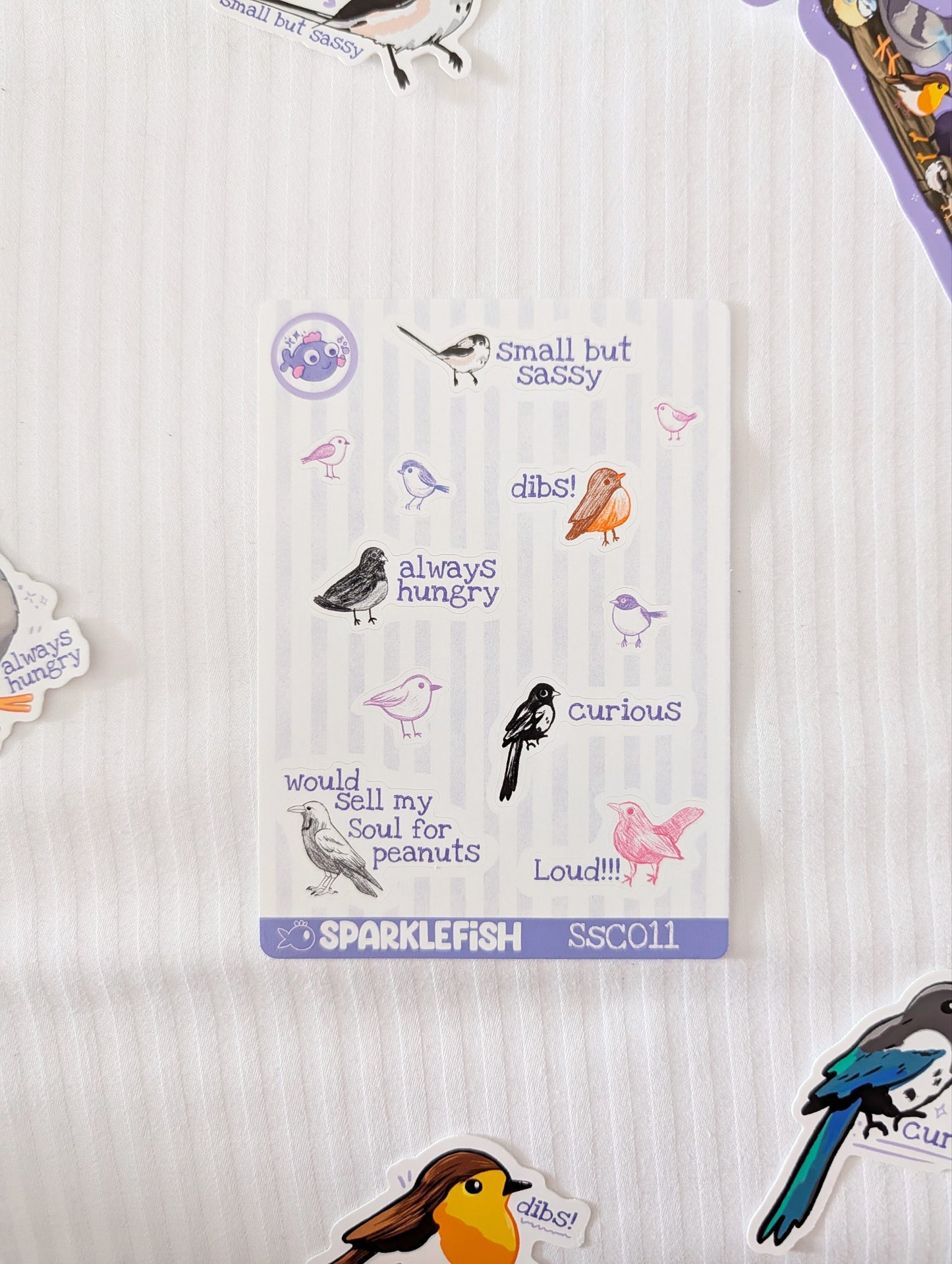 Bird Collection March Patreon - Vinyl Sticker Sheets