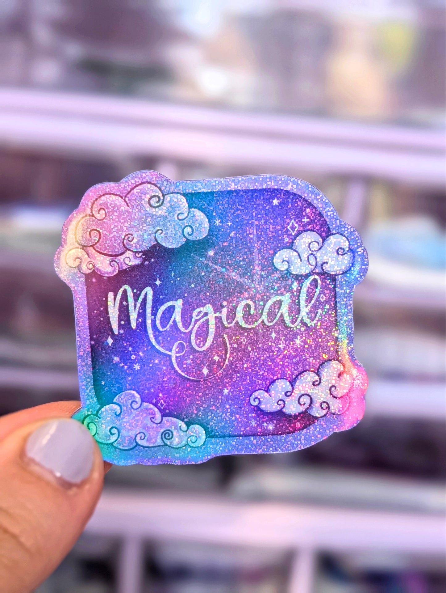 Magical - Glitter and Holo Die Cut