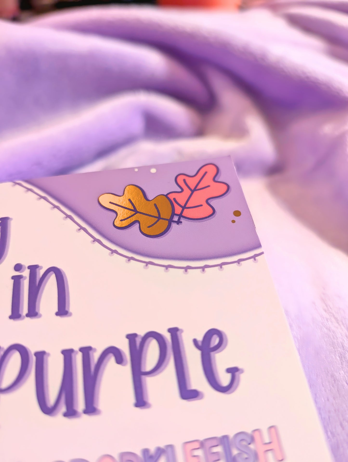 Cosy In Purple - Foiled Cover Colouring Book