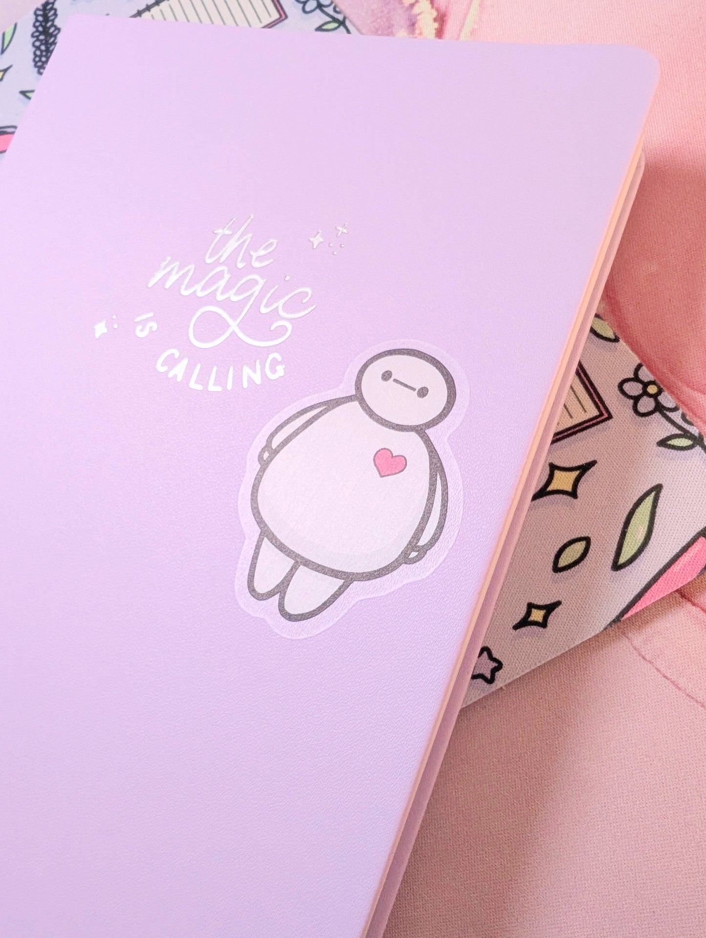 I 💜 Baymax - clear waterproof sticker