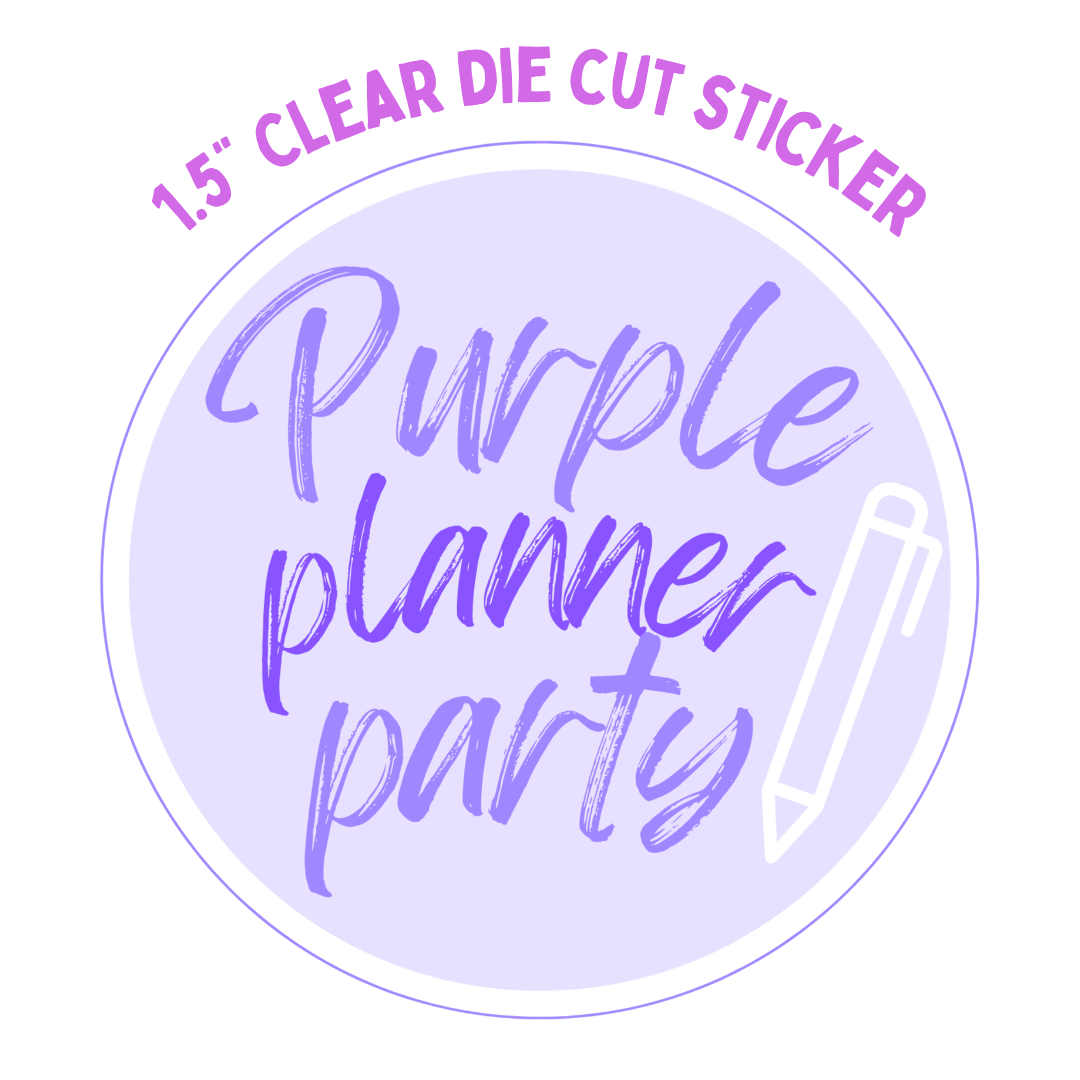 Purple Planner Party - Stickers and Accessories