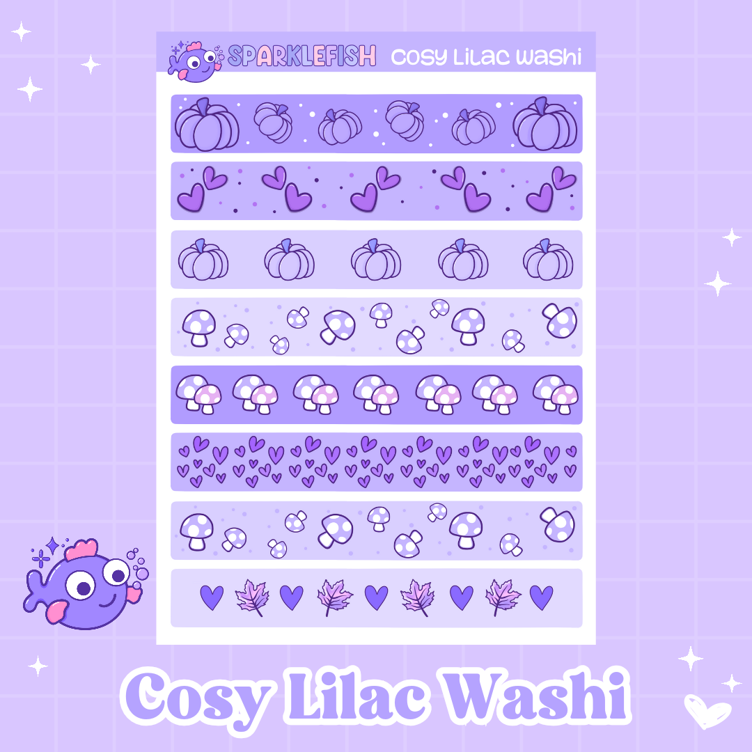 Cosy Lilac Washi