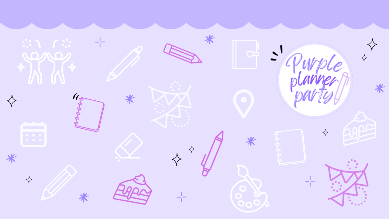 Purple planner party