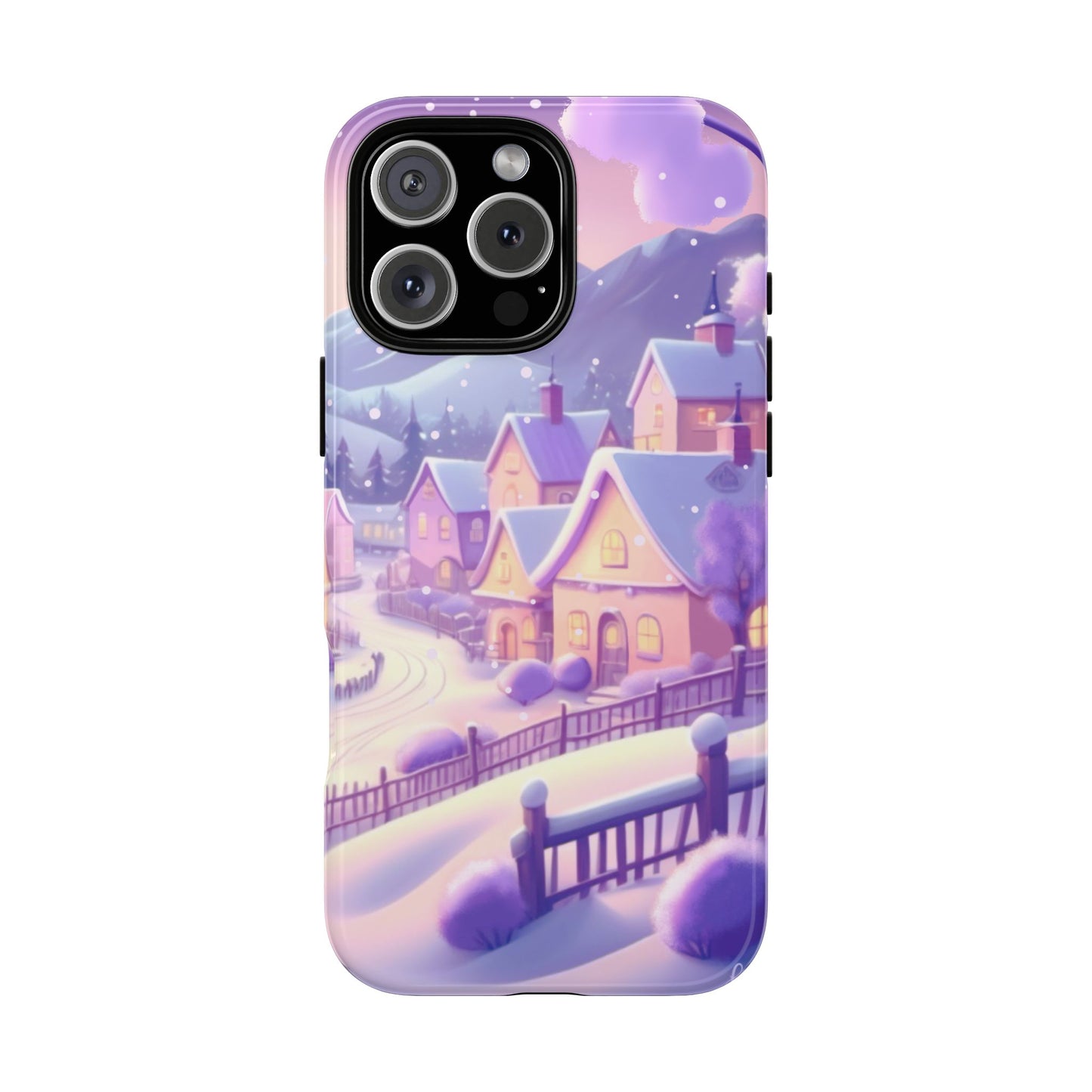 Purple Winter Wonderland Tough Phone Case