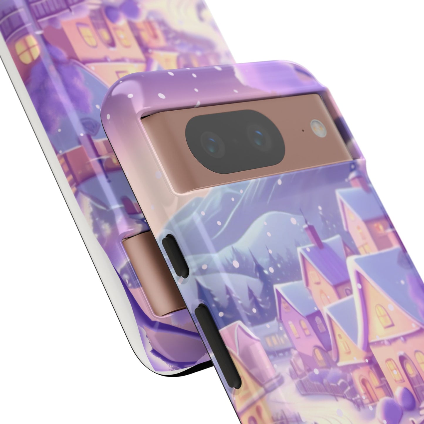 Purple Winter Wonderland Tough Phone Case