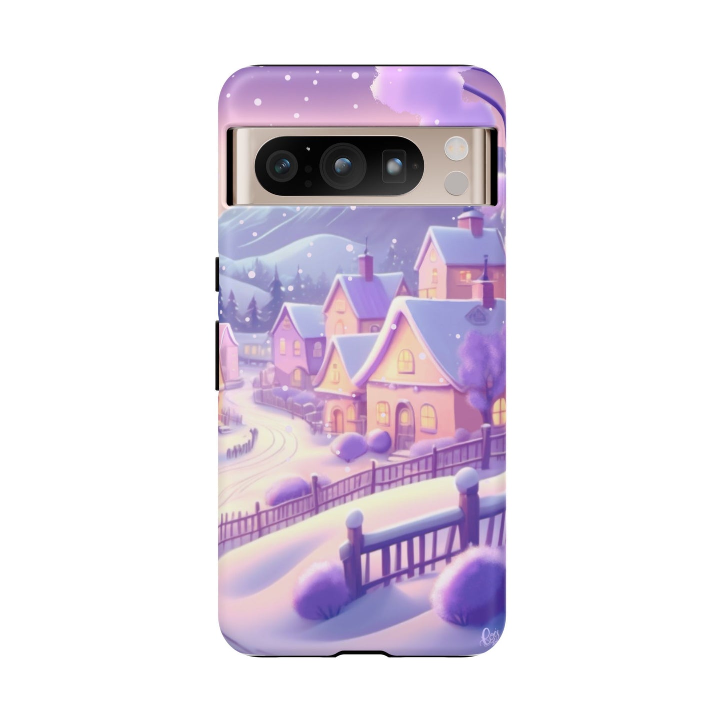 Purple Winter Wonderland Tough Phone Case