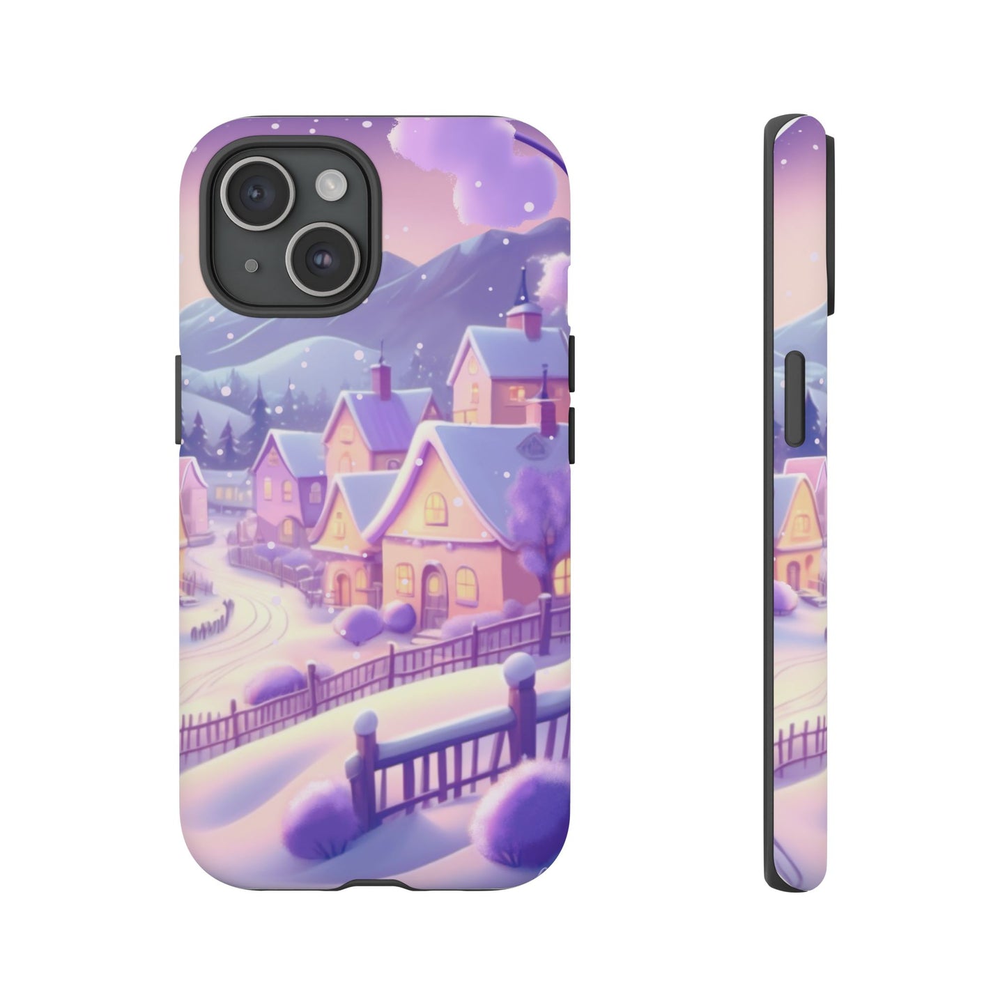 Purple Winter Wonderland Tough Phone Case