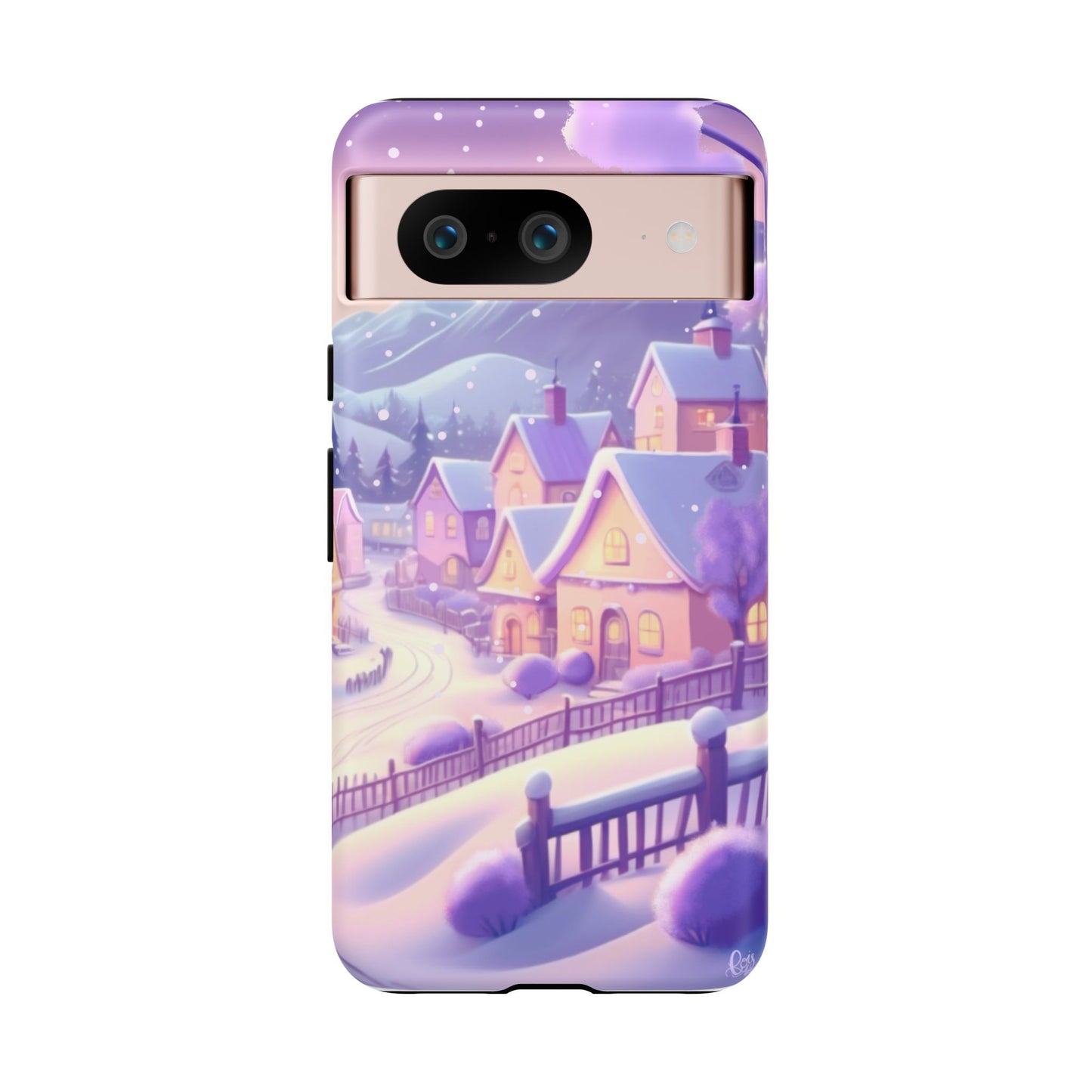 Purple Winter Wonderland Tough Phone Case