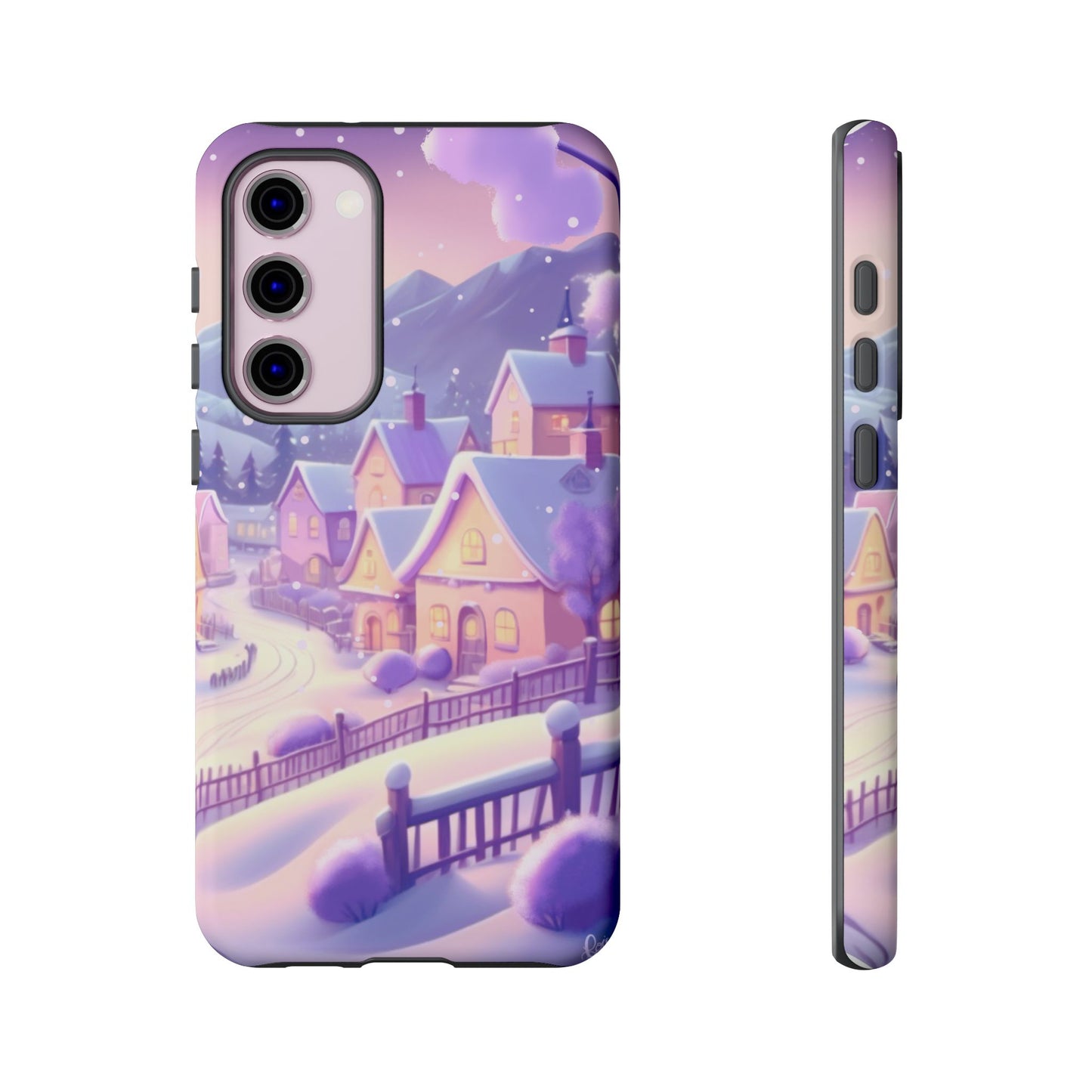 Purple Winter Wonderland Tough Phone Case