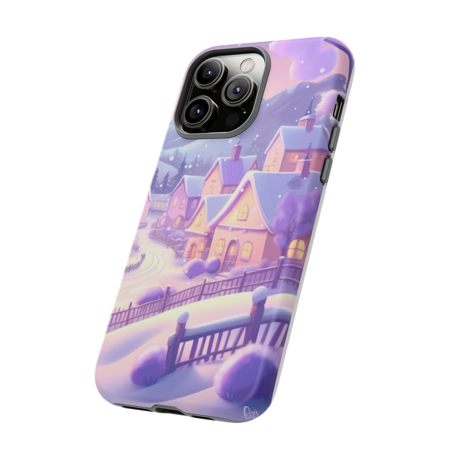 Purple Winter Wonderland Tough Phone Case