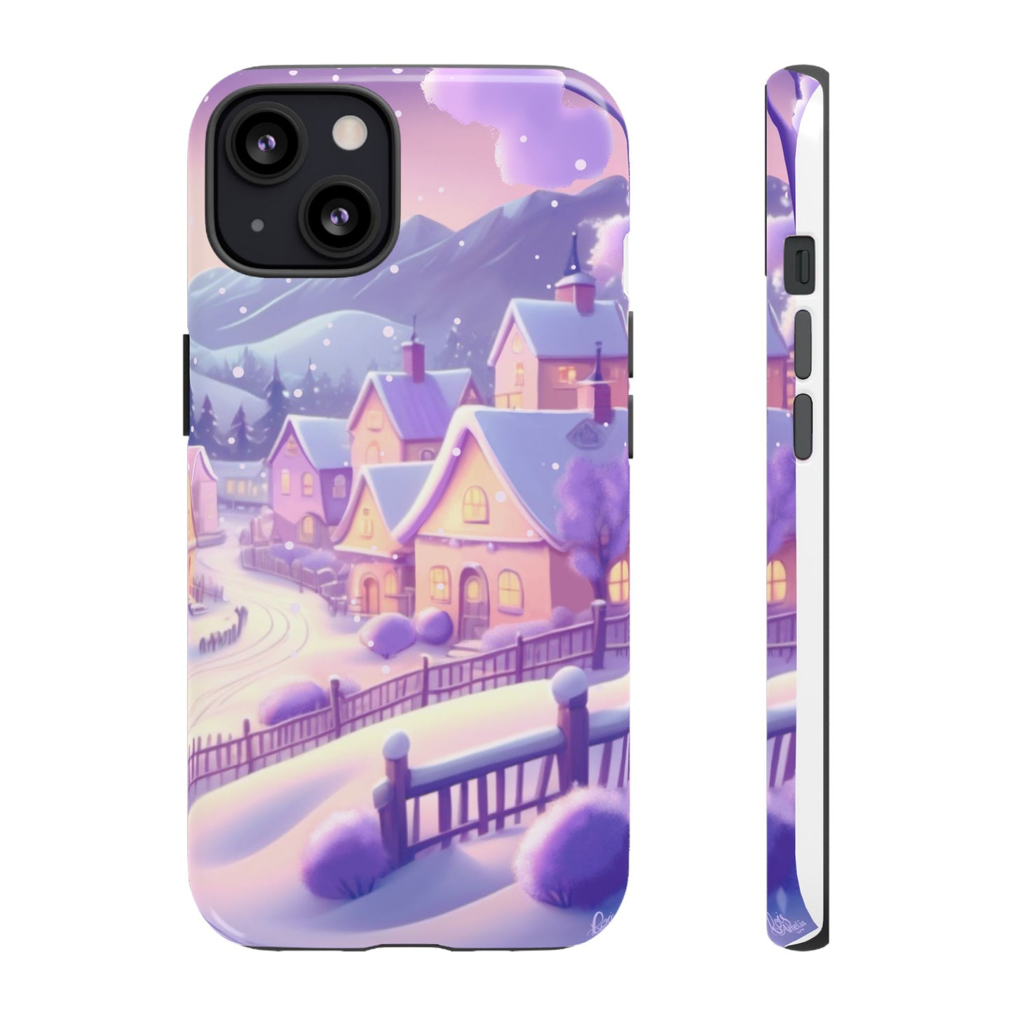 Purple Winter Wonderland Tough Phone Case