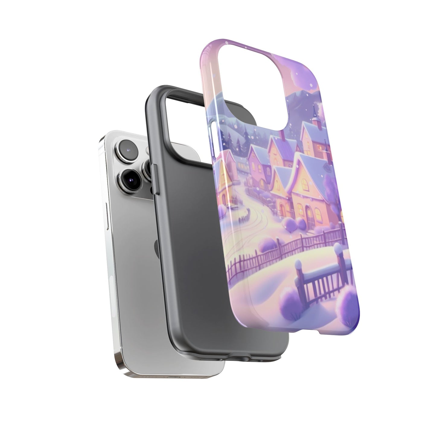 Purple Winter Wonderland Tough Phone Case