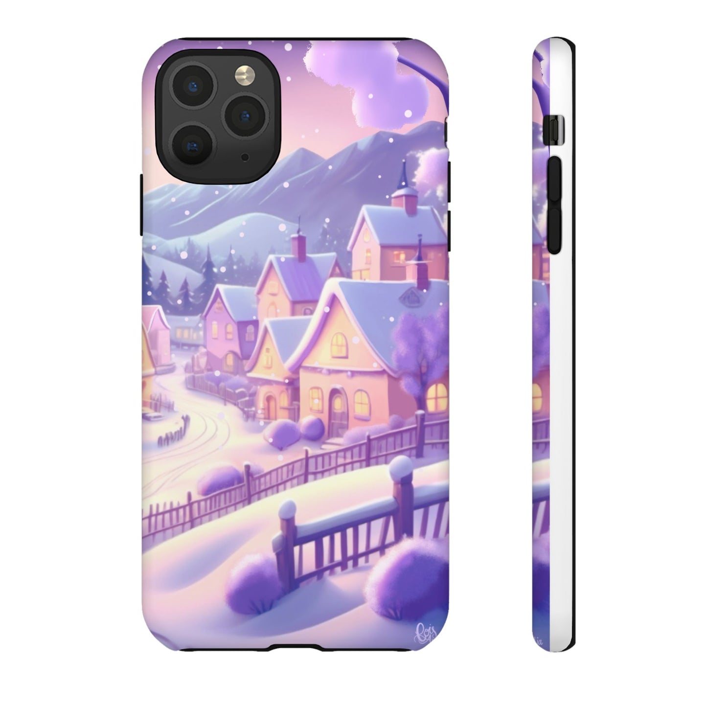 Purple Winter Wonderland Tough Phone Case