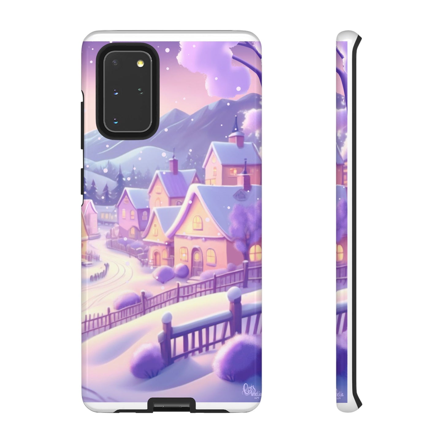 Purple Winter Wonderland Tough Phone Case