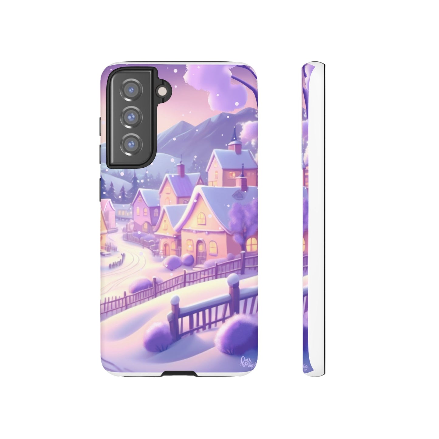 Purple Winter Wonderland Tough Phone Case