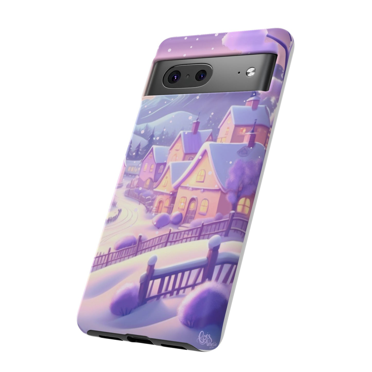 Purple Winter Wonderland Tough Phone Case