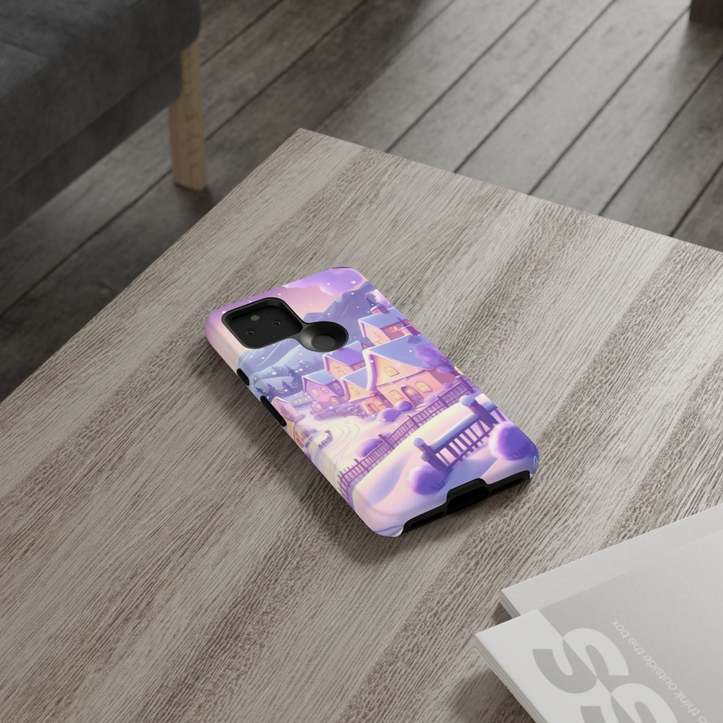 Purple Winter Wonderland Tough Phone Case