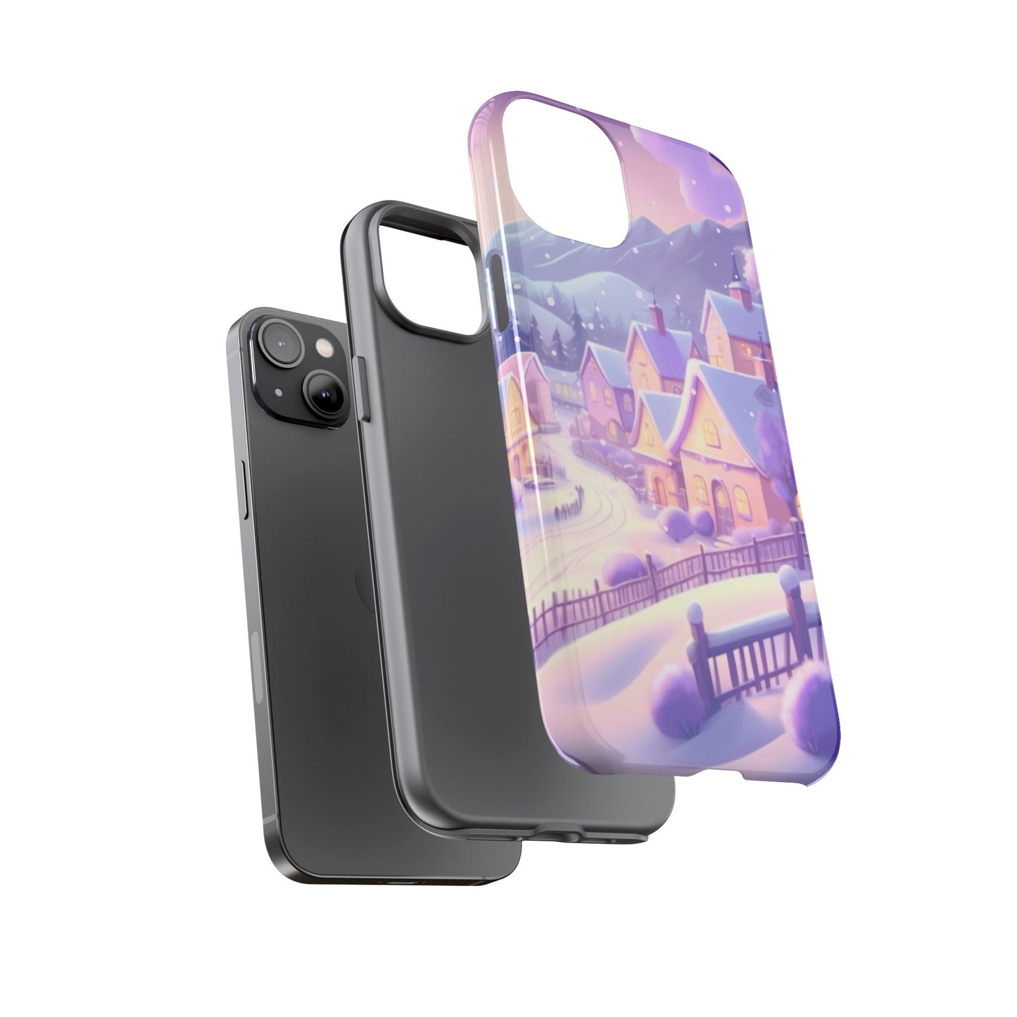 Purple Winter Wonderland Tough Phone Case