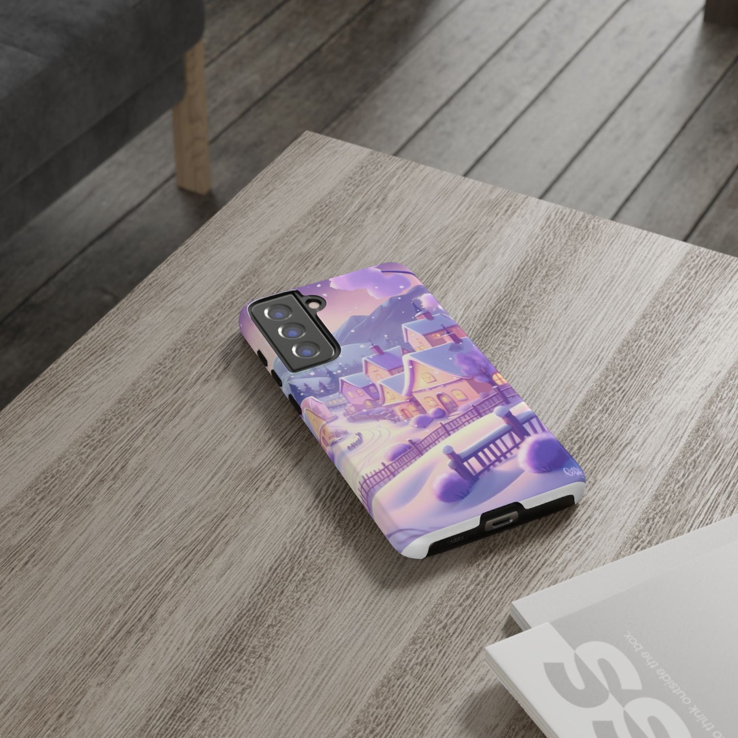 Purple Winter Wonderland Tough Phone Case