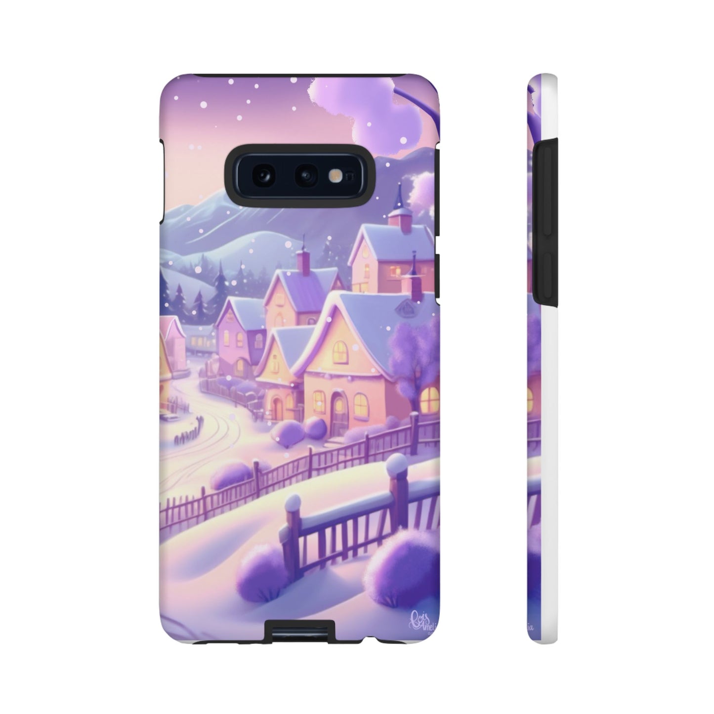 Purple Winter Wonderland Tough Phone Case