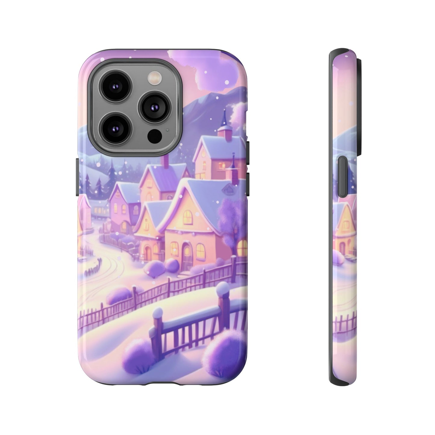 Purple Winter Wonderland Tough Phone Case