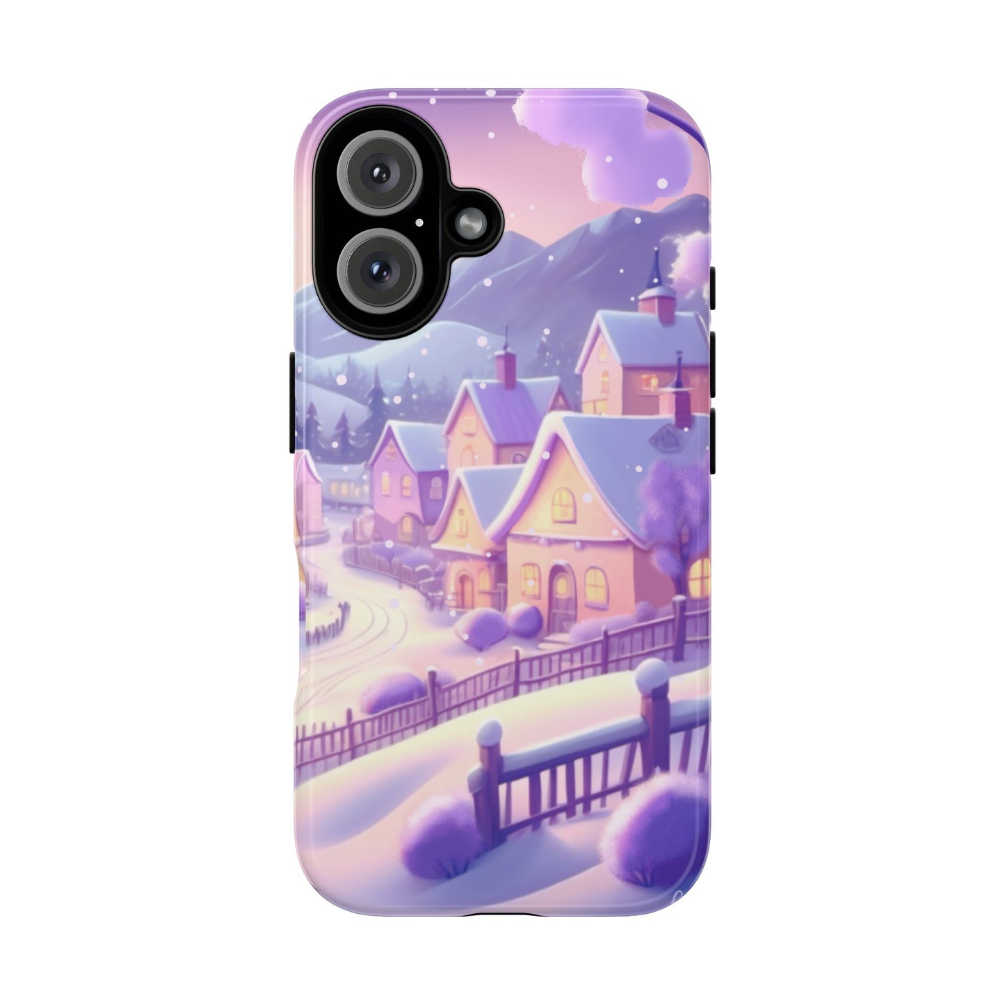 Purple Winter Wonderland Tough Phone Case