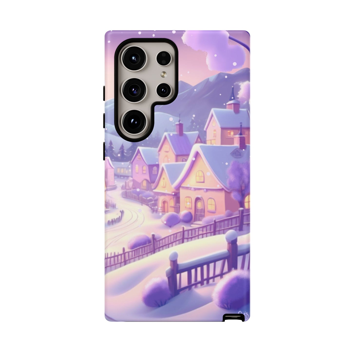 Purple Winter Wonderland Tough Phone Case