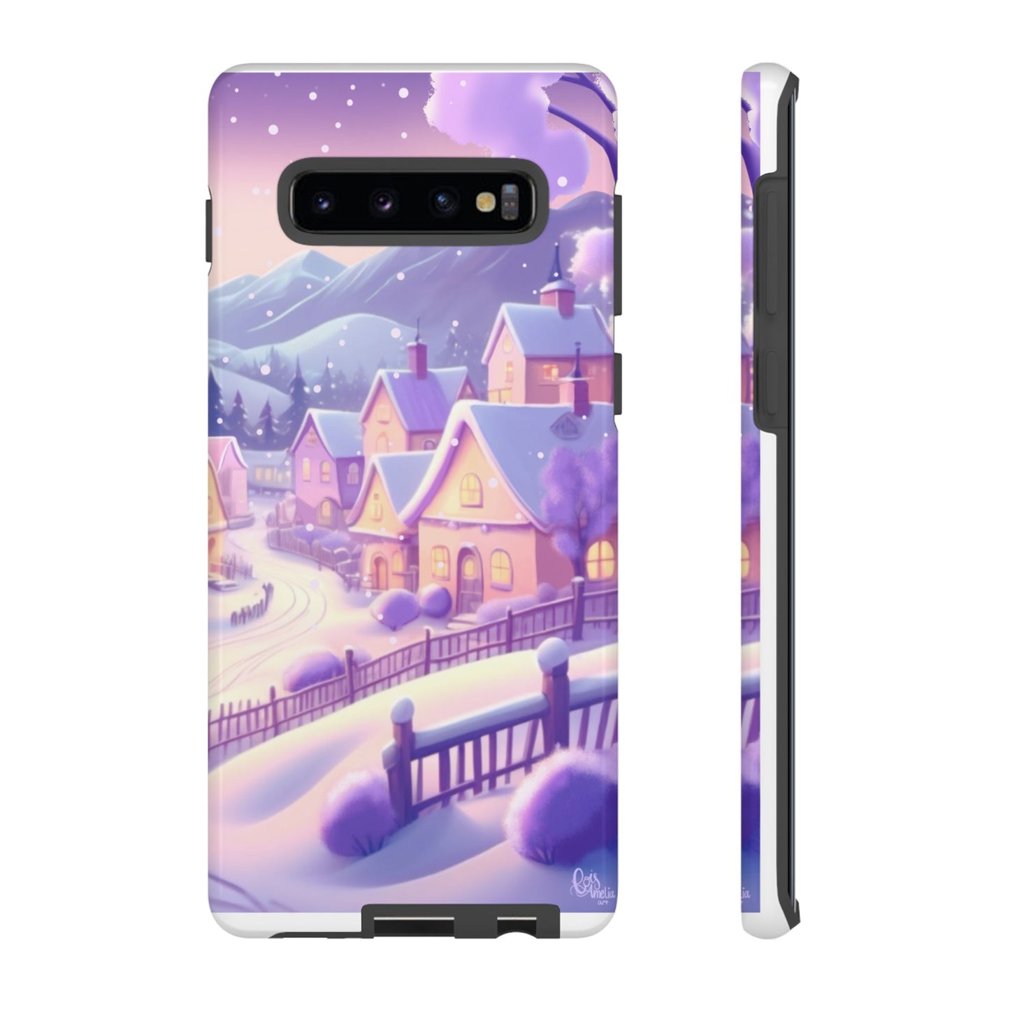 Purple Winter Wonderland Tough Phone Case