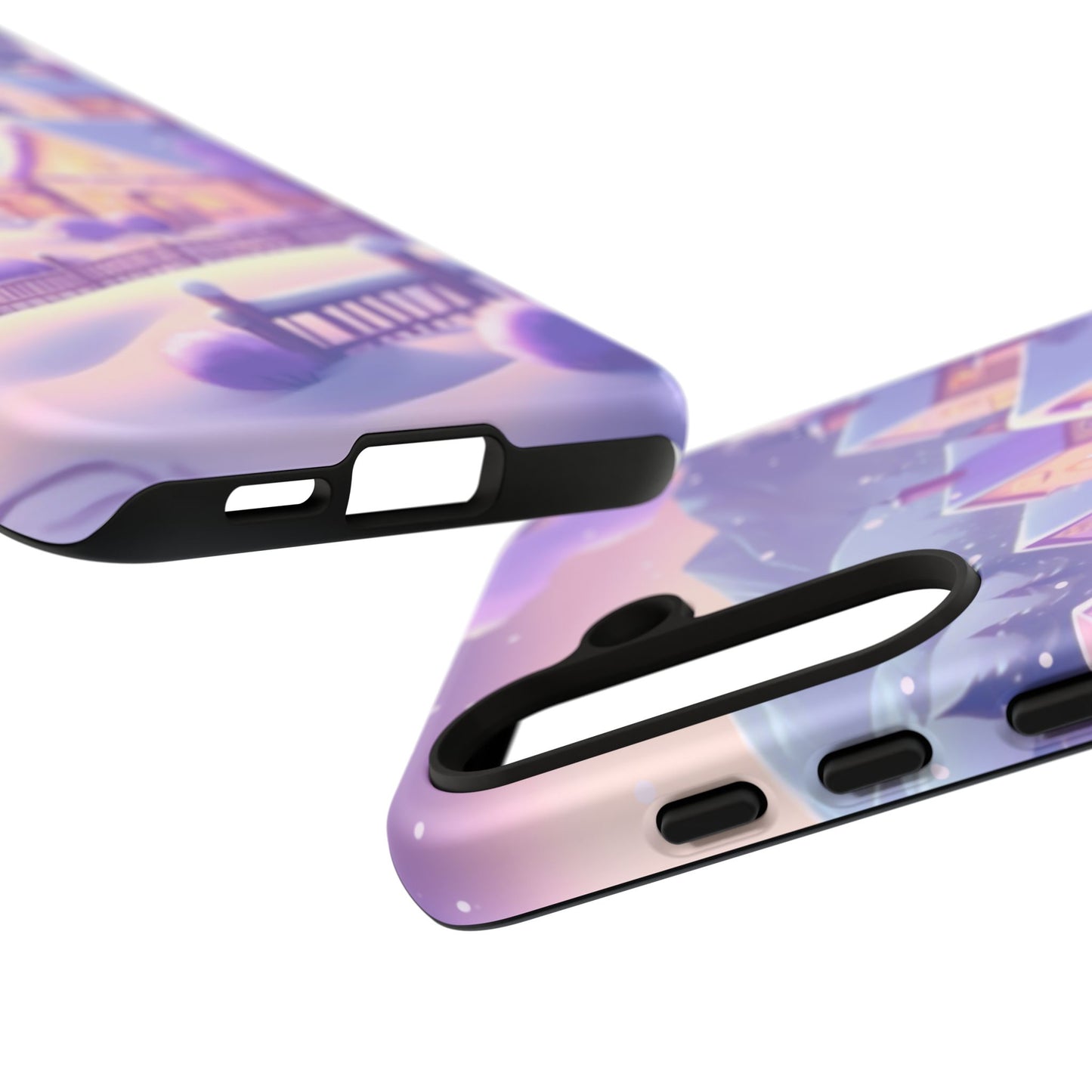 Purple Winter Wonderland Tough Phone Case