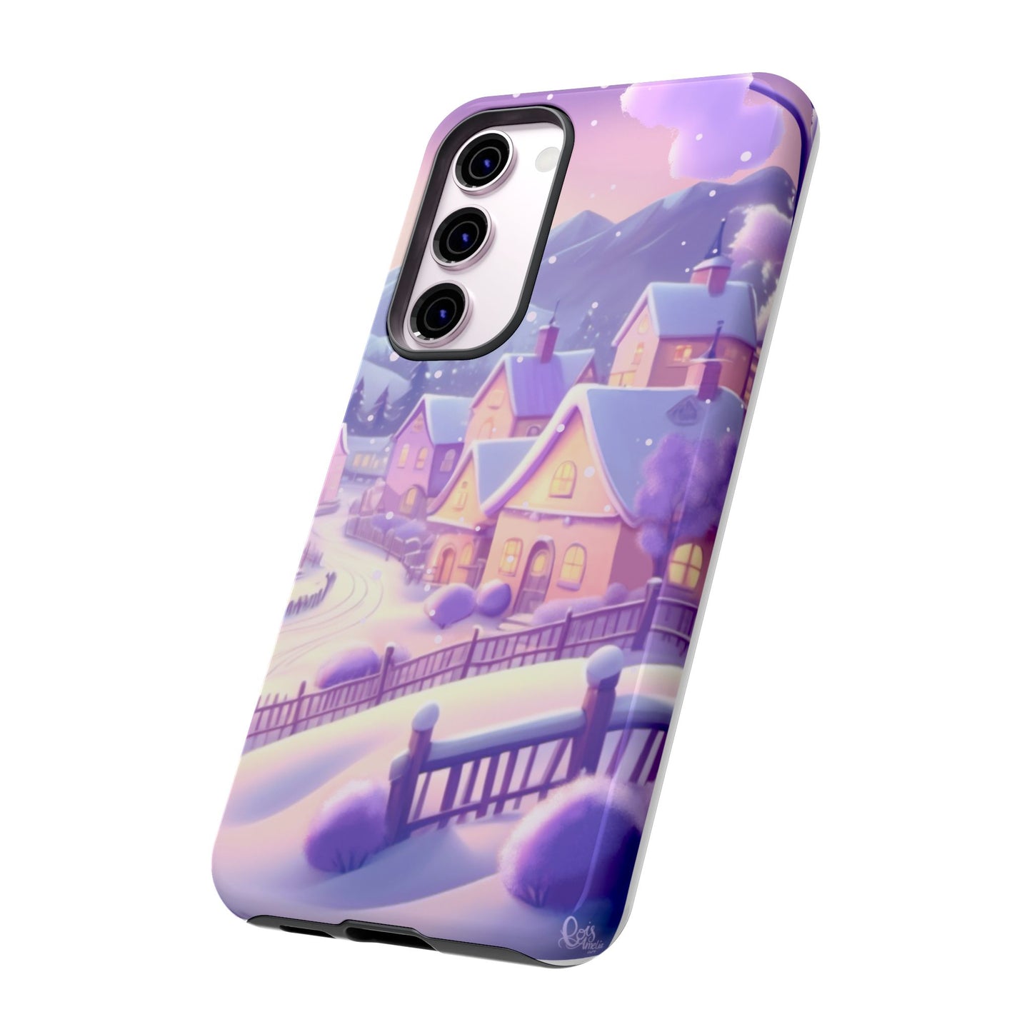 Purple Winter Wonderland Tough Phone Case